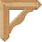 Ekena Millwork Funston Arts and Crafts Rough Sawn Bracket w/ Offset Brace, Western Red Cedar, 8"W x 28"D x 28"H BKT0806X28X28FST03RWR - alternate 3